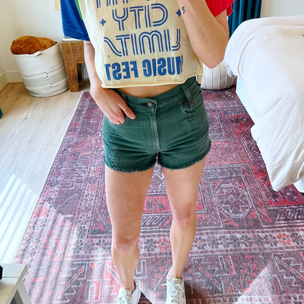 ✨Vintage Dyed Levi’s Jean Shorts